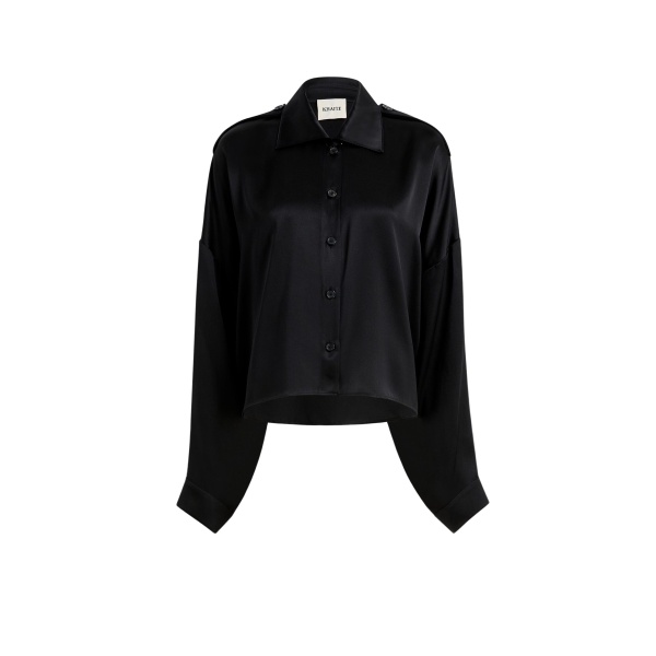 Khaite Bodine Top in Black Silk