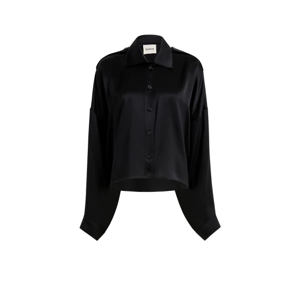 Khaite Bodine Top in Black Silk