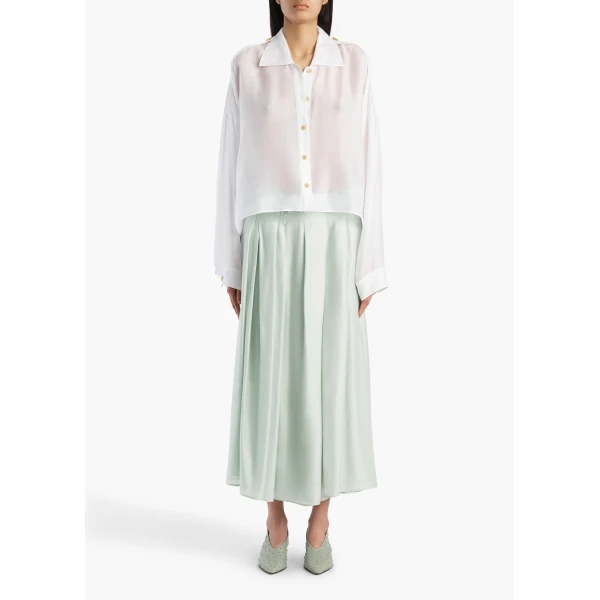Khaite Bodine Top in Chalk, view 2