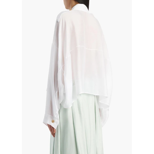 Khaite Bodine Top in Chalk, view 4