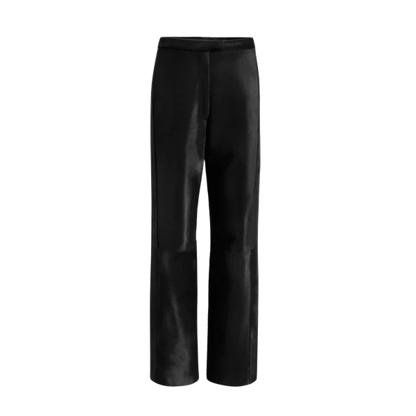 Borden Pant in Black Haircalf
