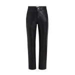 Khaite Callum Pant in Black Leather