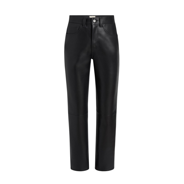 Khaite Callum Pant in Black Leather