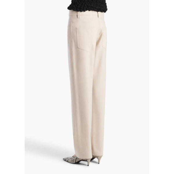 Khaite Callum Pant in Oatmeal, view 4