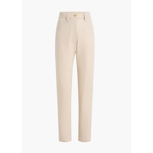 Khaite Callum Pant in Oatmeal
