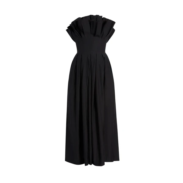 Khaite Claude Dress in Black