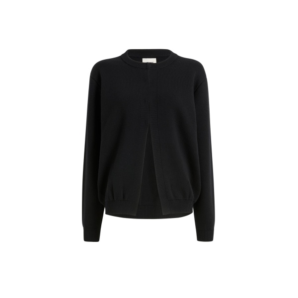 Khaite Cooper Cardigan in Black