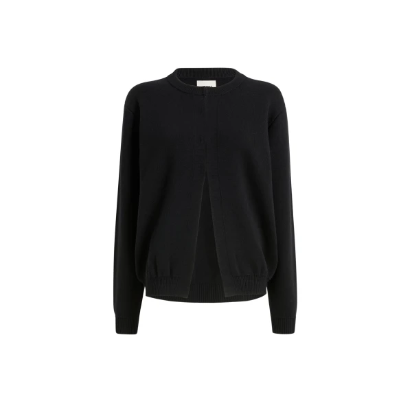 Khaite Cooper Cardigan in Black