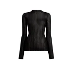 Khaite Cosette Top in Black