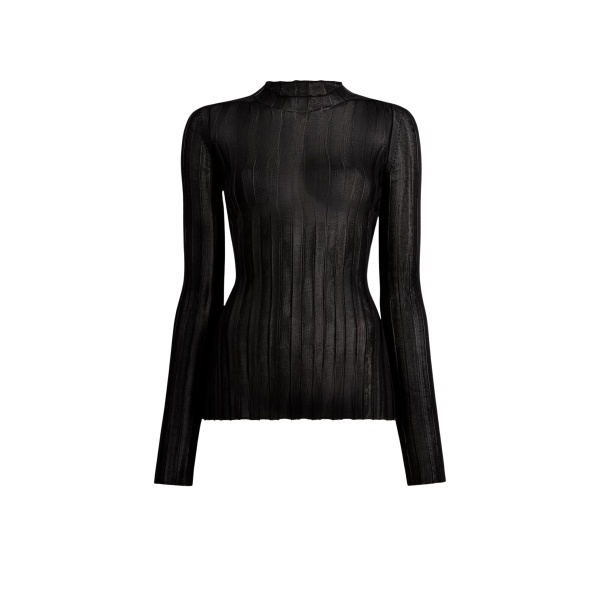 Khaite Cosette Top in Black