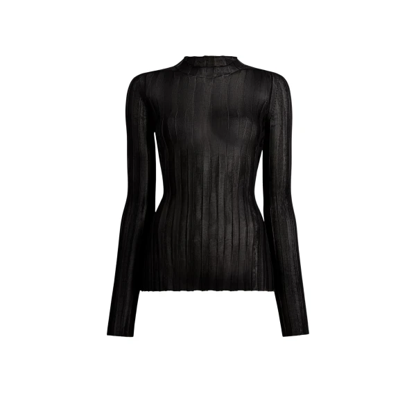 Khaite Cosette Top in Black