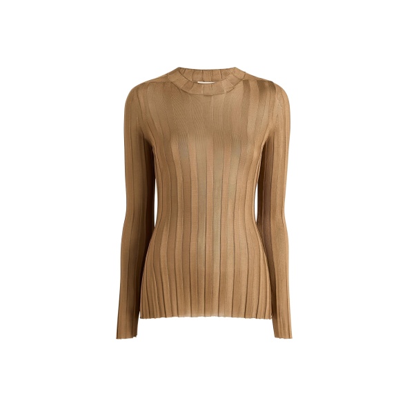 Khaite Cosette Top in Carob