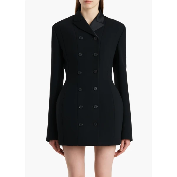 Khaite Dalen Jacket in Black, view 3