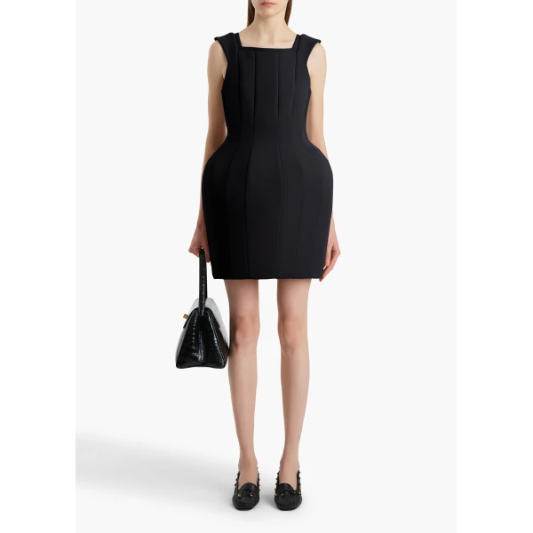 Khaite Dan Dress in Black, view 2