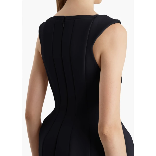 Khaite Dan Dress in Black, view 6