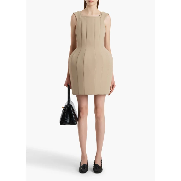 Khaite Dan Dress in Tea Stain, view 2