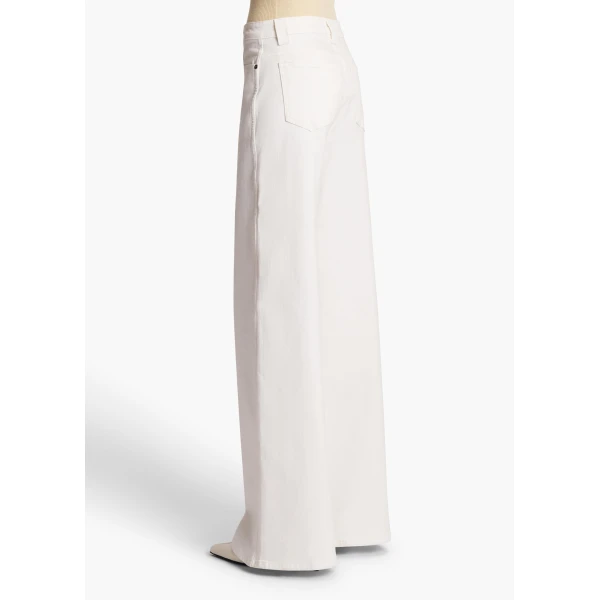 Khaite Dane Stretch Jean in White, view 4
