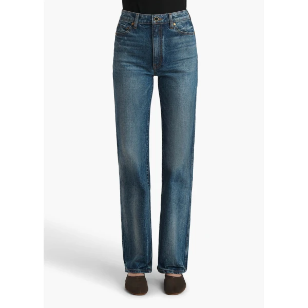 Khaite Danielle Stretch Jean in Lykens, view 3