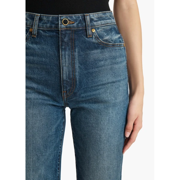 Khaite Danielle Stretch Jean in Lykens, view 5