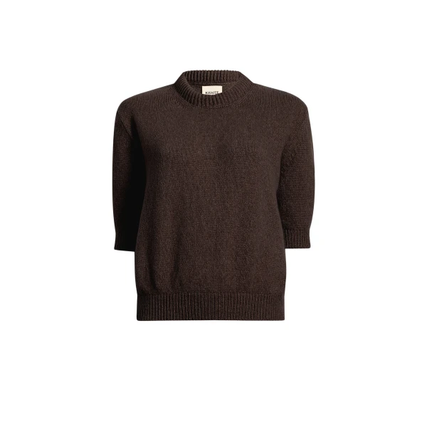 Khaite Davin Sweater in Coffee
