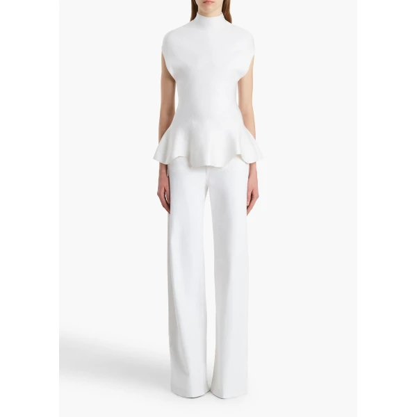 Khaite Delmonico Jean in White, view 2