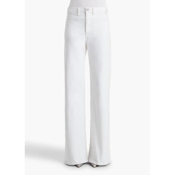 Khaite Delmonico Jean in White, view 3