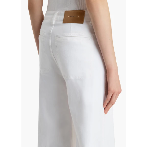 Khaite Delmonico Jean in White, view 6