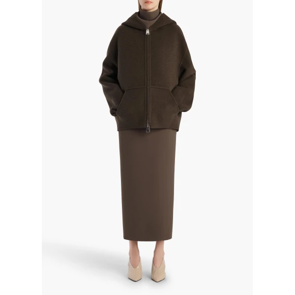 Khaite Dolem Jacket in Army Melange, view 2