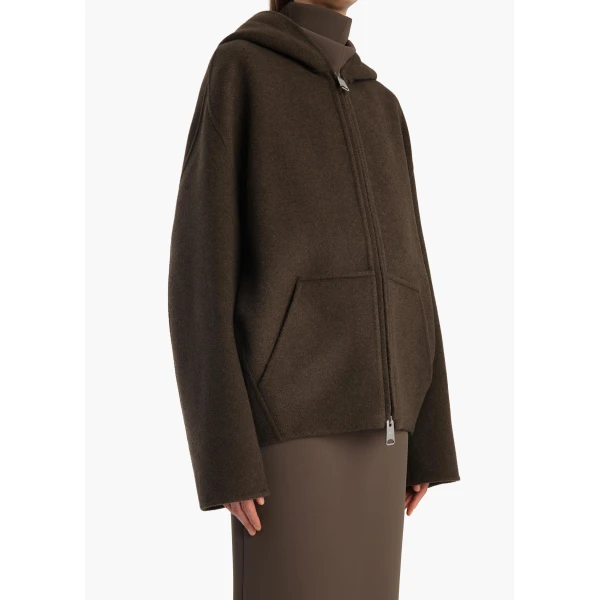 Khaite Dolem Jacket in Army Melange, view 5