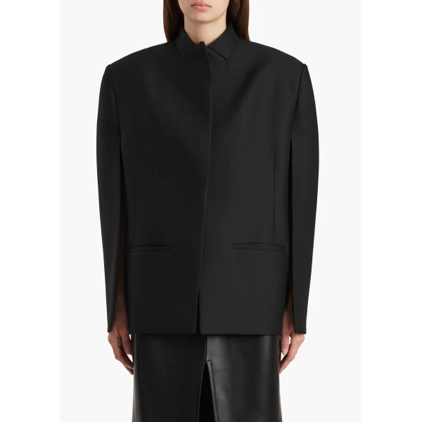 Khaite Dolso Jacket in Black, view 3