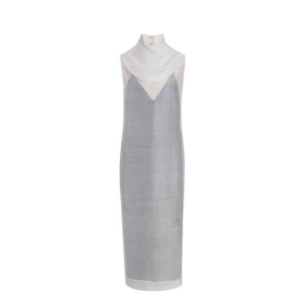 Khaite Elva Dress in Chalk