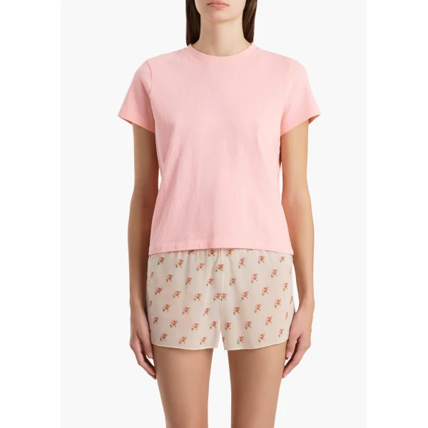 Khaite Emmylou T-Shirt in Petal Top, view 3
