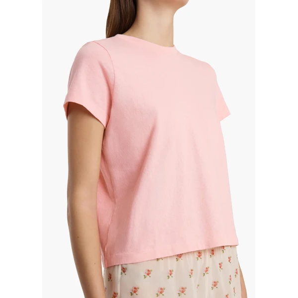 Khaite Emmylou T-Shirt in Petal Top, view 5