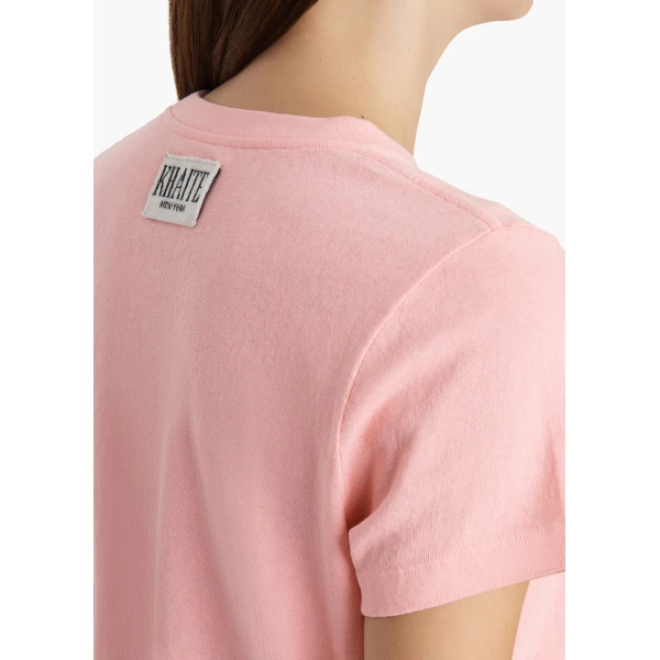 Khaite Emmylou T-Shirt in Petal Top, view 6