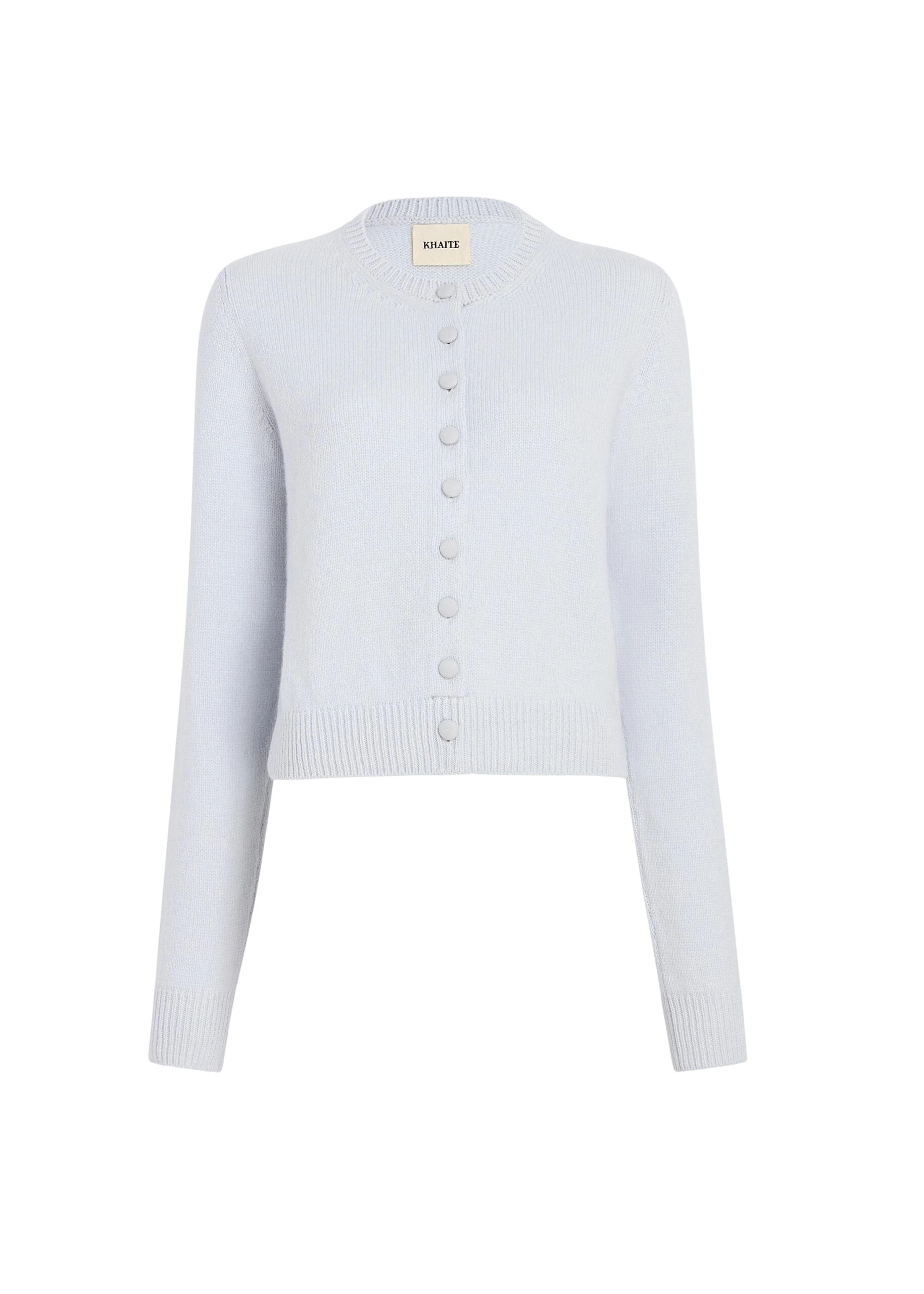 Khaite-Everheart-Cardigan-in-Ice-Blue-with-Suede-Buttons-coveti-scaled39244_nobg Khaite Everheart Cardigan in Ice Blue with Suede Buttons