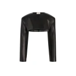 Khaite Fenla Jacket in Black Leather