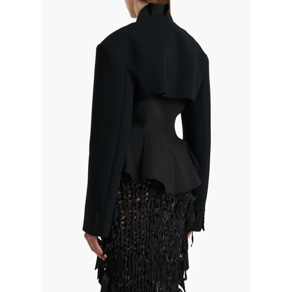 Khaite Fenla Jacket in Black, view 4
