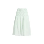 Khaite Florence Skirt in Ice Green