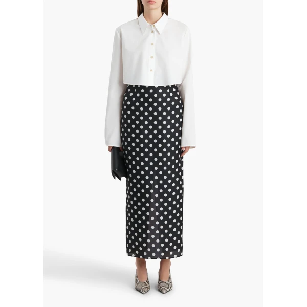Khaite Fritz Top in Chalk, view 2