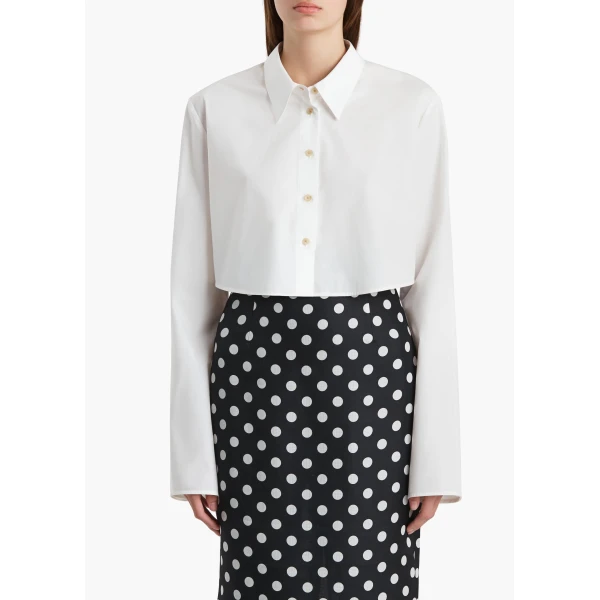 Khaite Fritz Top in Chalk, view 3