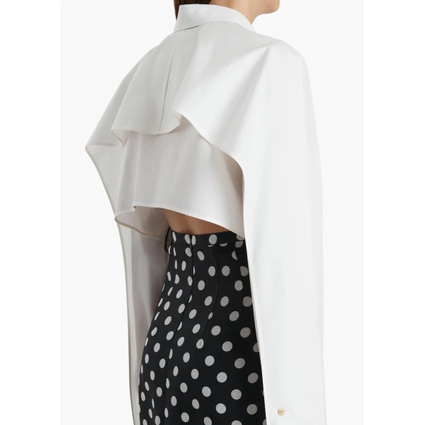 Khaite Fritz Top in Chalk, view 6