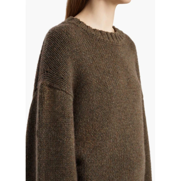 Khaite Gemma Sweater in Artichoke, view 5