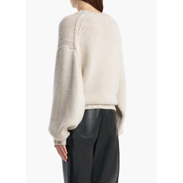 Khaite Gemma Sweater in Dove, view 4