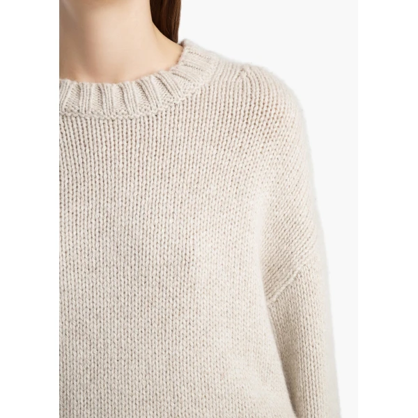 Khaite Gemma Sweater in Dove, view 5