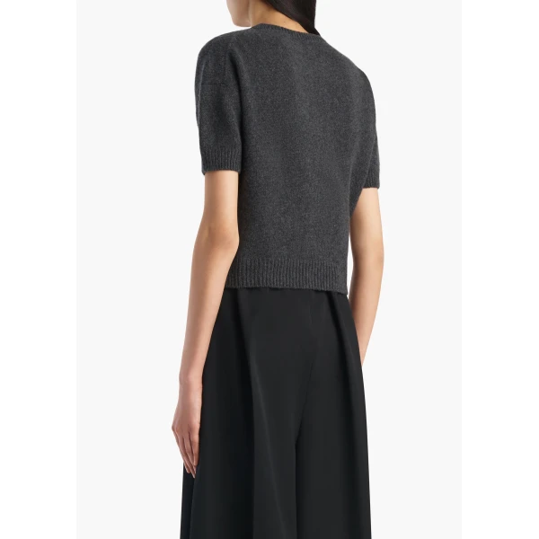 Khaite Golden Sweater in Charcoal, view 4