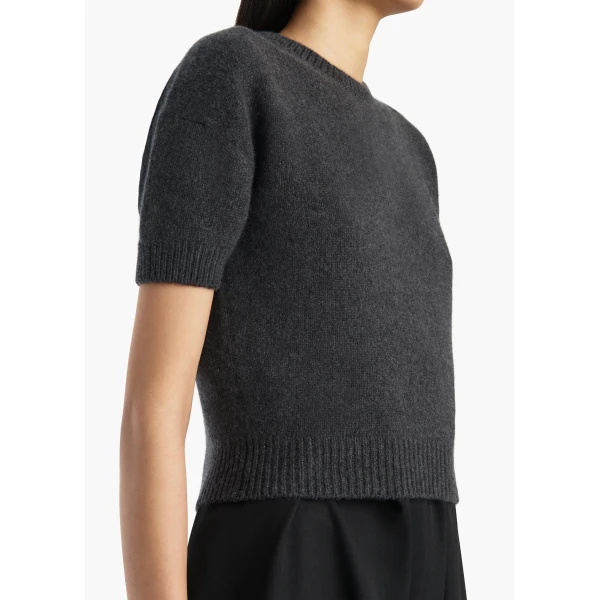 Khaite Golden Sweater in Charcoal, view 5