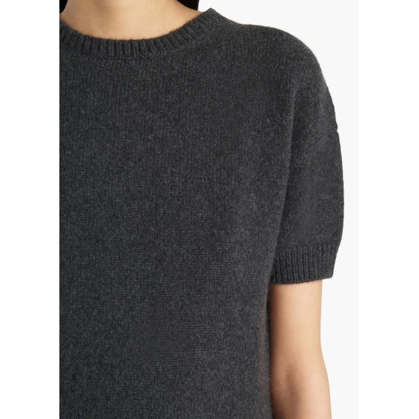 Khaite Golden Sweater in Charcoal, view 6