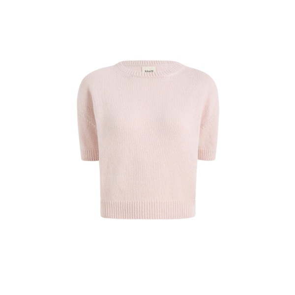 Khaite Golden Sweater in Dusty Rose