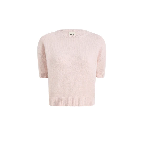 Khaite Golden Sweater in Dusty Rose
