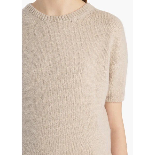 Khaite Golden Sweater in Sepia, view 5